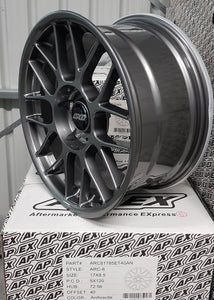 APEX ARC-8 Wheel 17x8.5" ET40 5x120 (Set of 4)